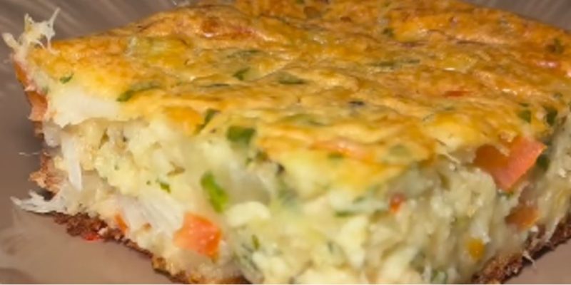 Torta de bacalhau